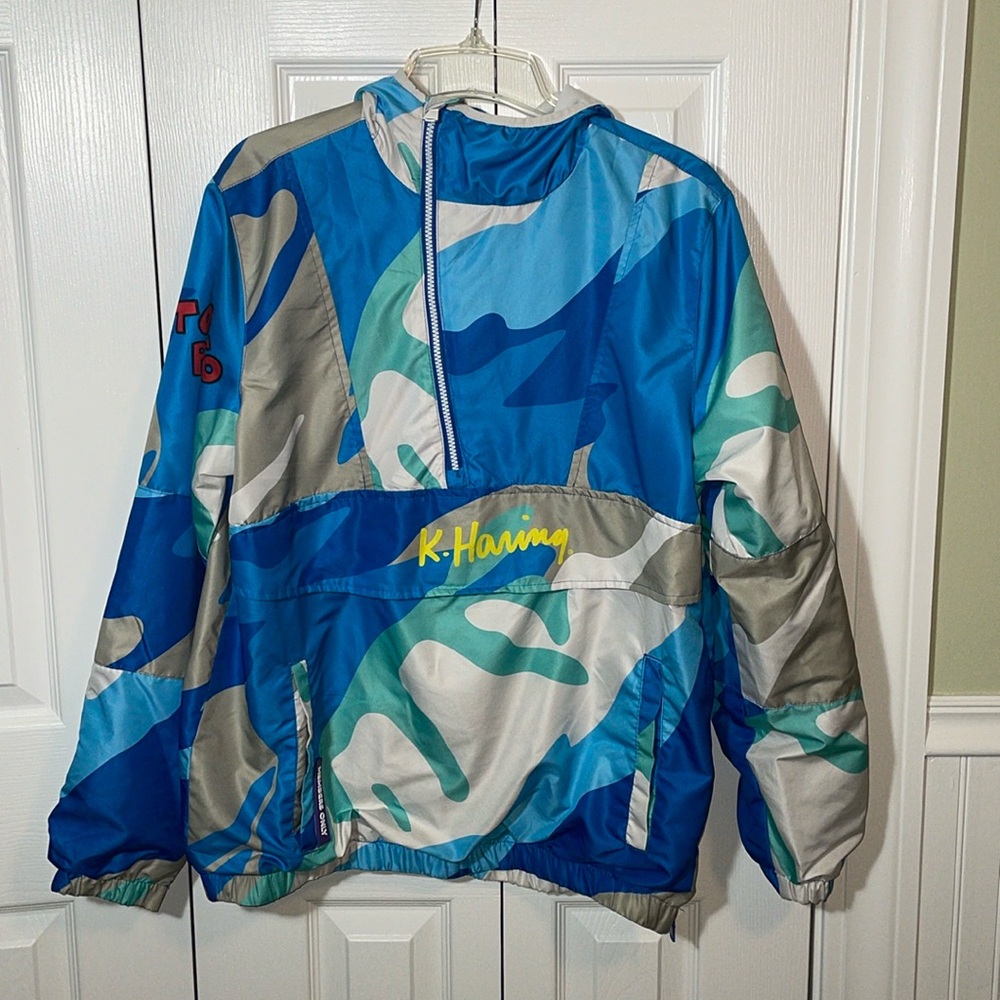 Members Only x Keith Haring Windbreaker Medium